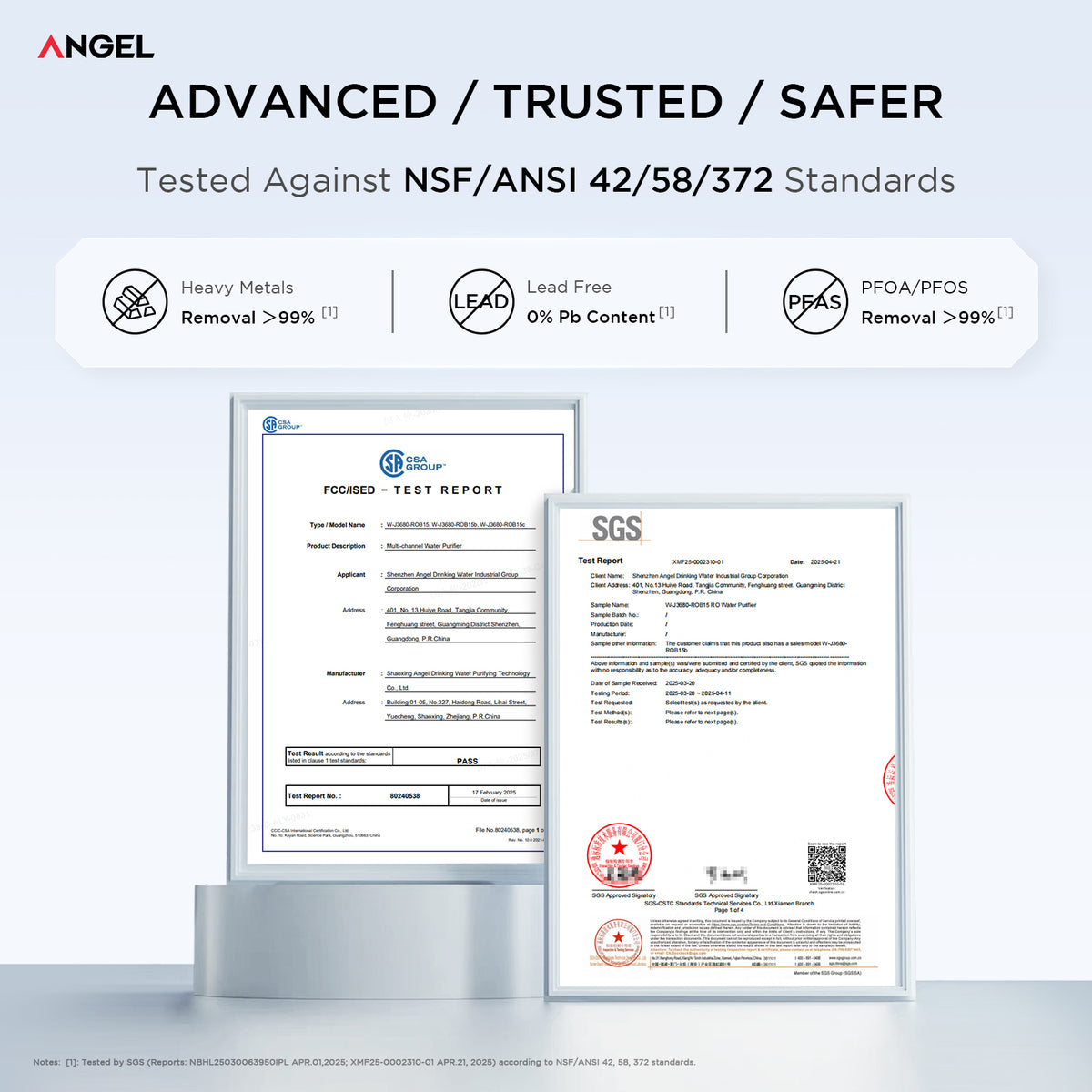 ANGEL X1 Reverse Osmosis Water Filter, 7-Stage Under Sink Water Purifier, 3-Year Long-Lasting RO Water Filtration System, 2:1 Pure to Drain, Reduces PFAS/PFOS, Compact & Easy to Install, Lead-Free