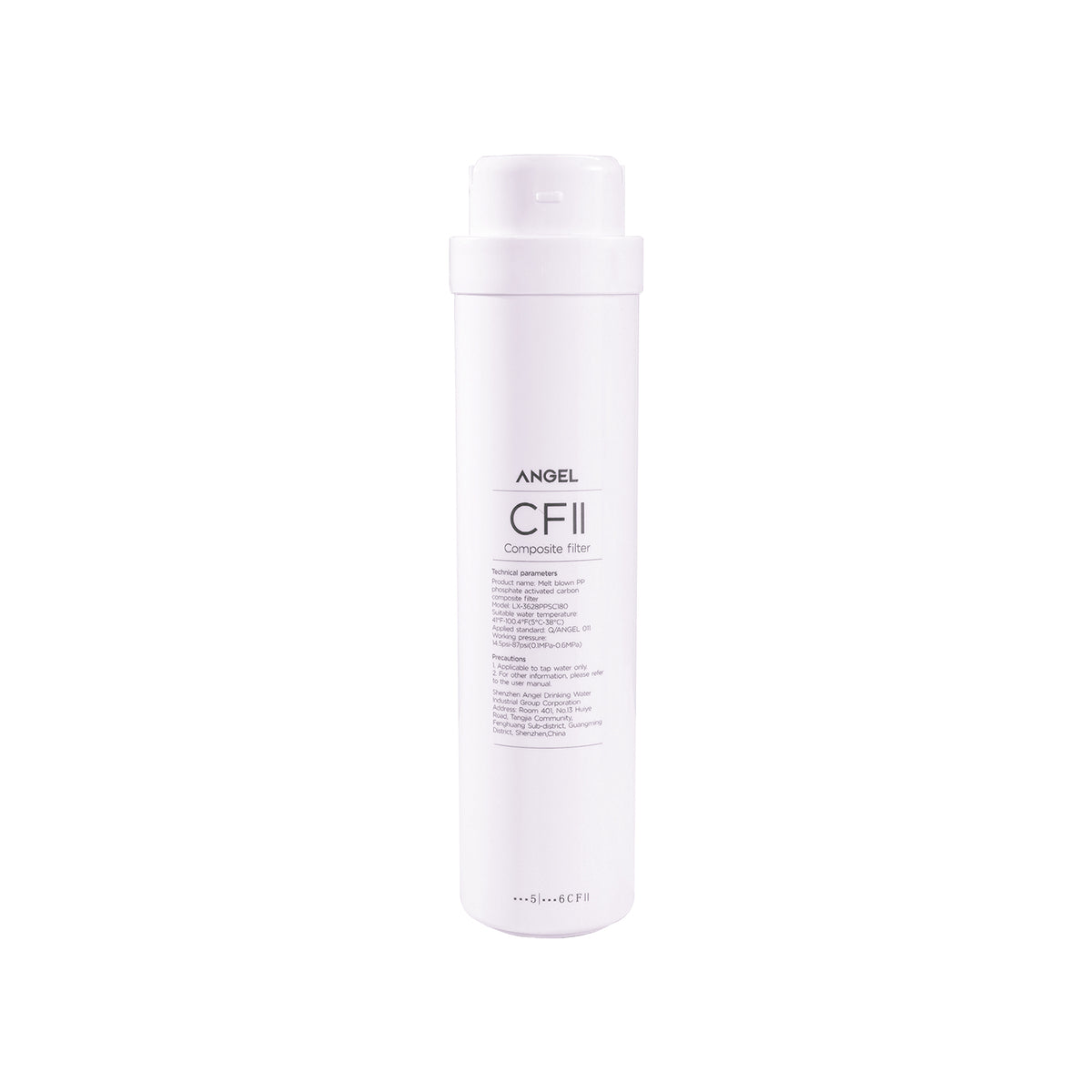 ANGEL X1 Series CFII Replacement Filter Cartridge 1-Pack, for X1, X1Pro, W-J3781-ROC15, W-J3680-ROB15, RO Systems, Removes Dirt, Rust & Sediment, Long-Lasting 6–12 Month Lifespan